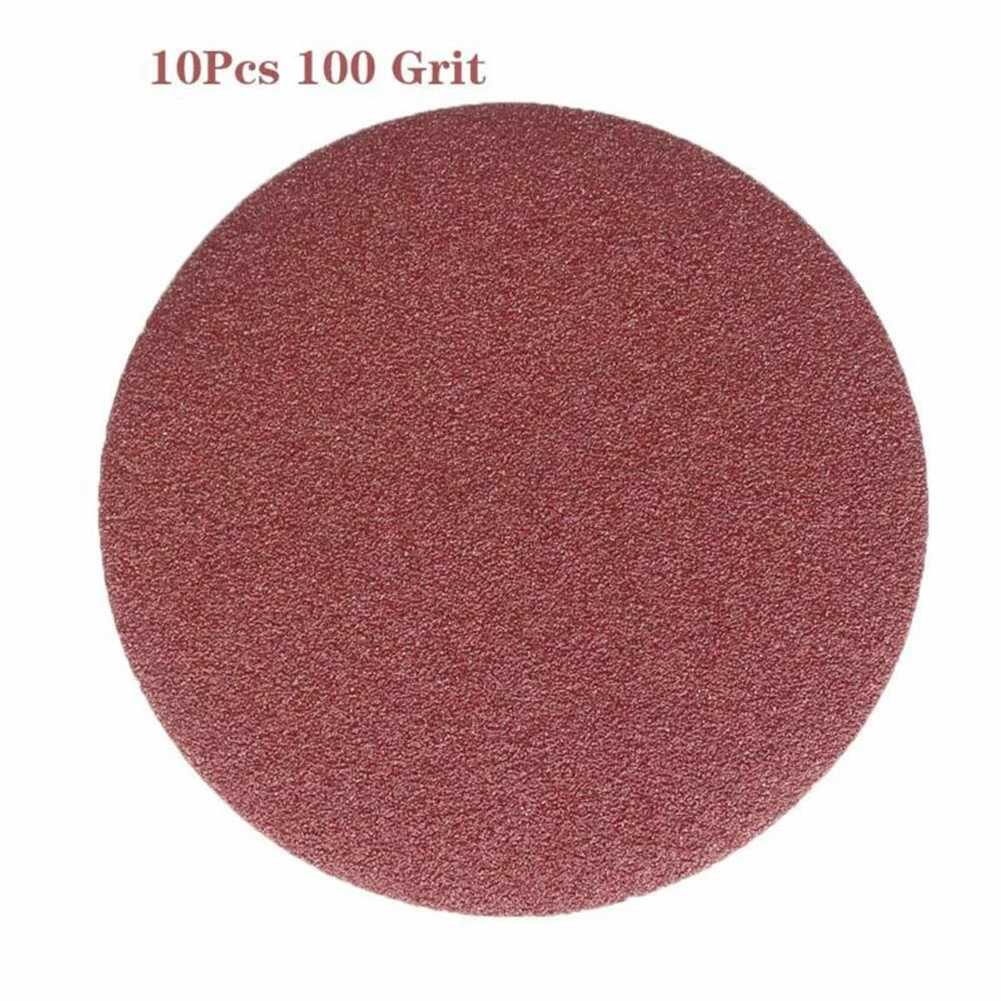 10 шт. наждачная бумага 5 дюймов/125 мм 40 2000Grit круглая форма дисковые песочные листы