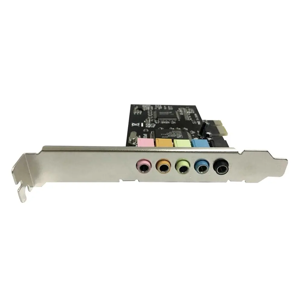 PCI E Express 6 Каналов 5 1 CMI8738 Аудио Звуковая карта ПК компьютер совместимый для Windows