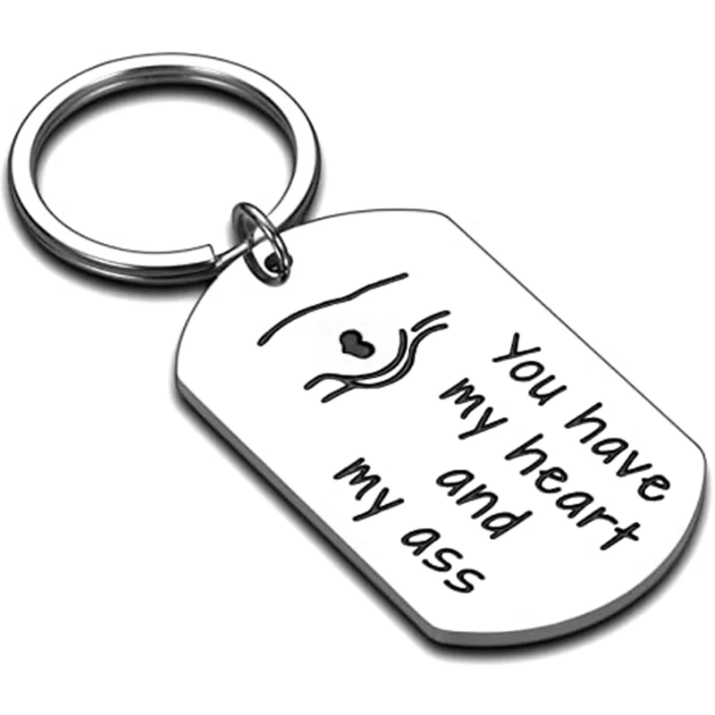Брелок для ключей с надписью You has My Heart and Ass | Украшения и аксессуары
