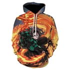 Толстовка Мужскаяженская с капюшоном и принтом, в стиле Харадзюку