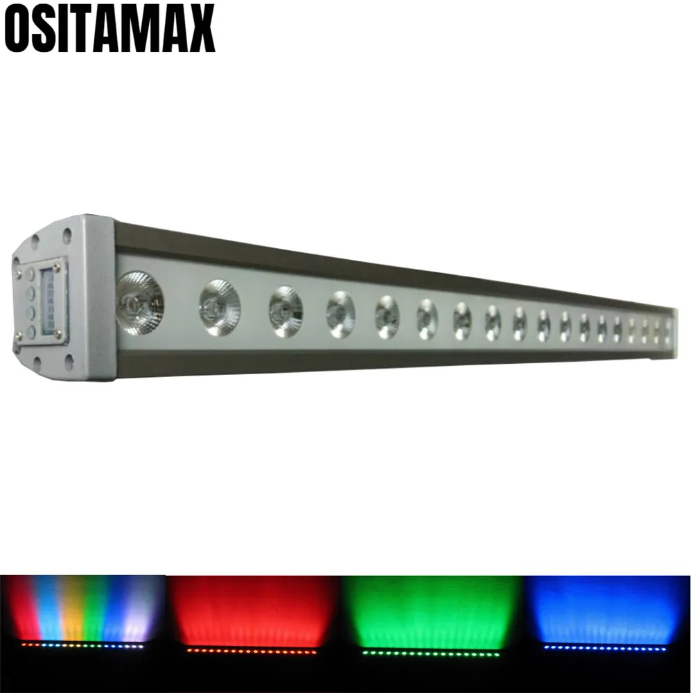 RGB 18X3W 3IN1 открытый светодиодный светильник для стен IP65 Настенный цвета Чейза DMX512