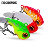 PROBEROS, 50 шт в наборе, VIB приманка рыболовные приманки 6-10-15-21-28g металлическая блесна, приманка, крючковый лов блесны для бас форель, щука рыболовные снасти