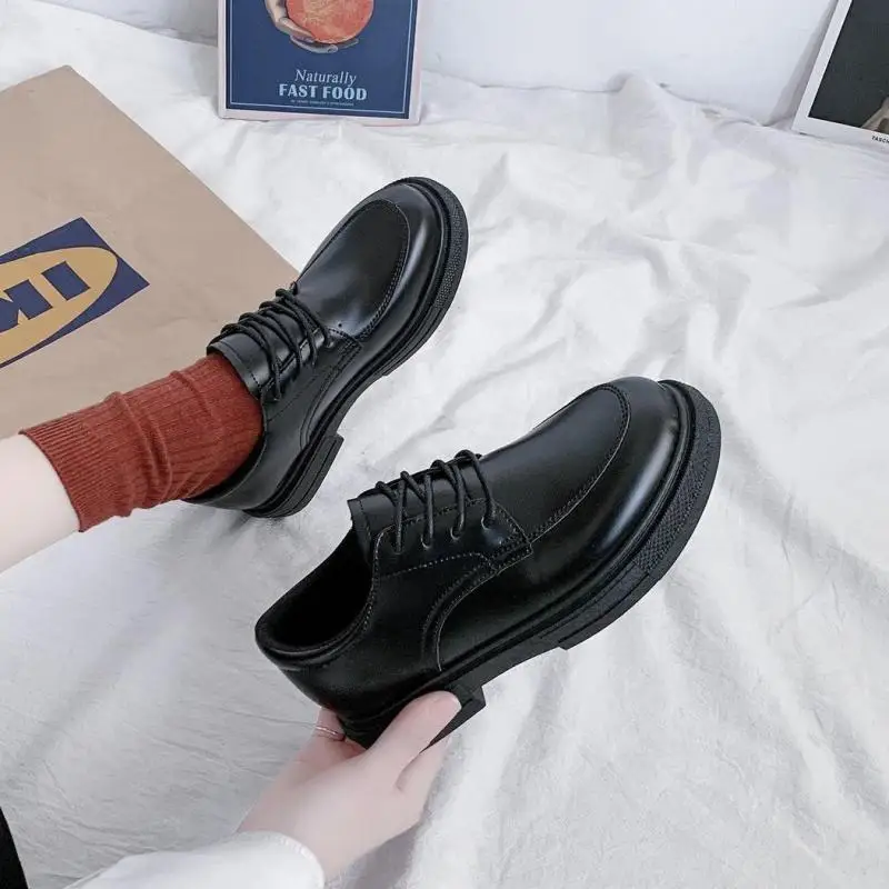 Hidden Wedge Platform Ankle Strap Shoes Woman Height Increasing Office Work Shoes Lady Dropshipping Casual PU Women Pumps