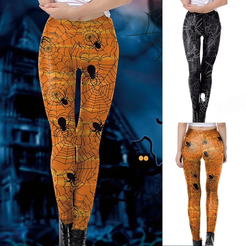 

Halloween Fashion Leggings Fashion Printing Stretch Leggings Digital Printing Leggings Pants