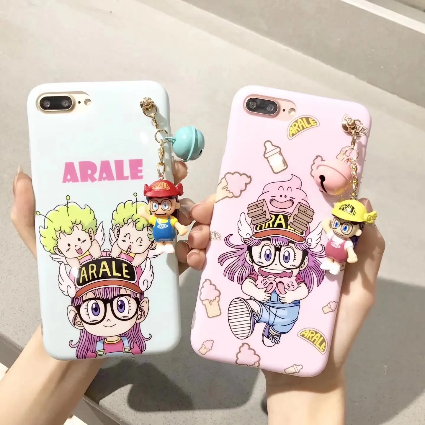 Мягкий IMD чехол Arale для телефона iphone 11 pro MAX 6s 7 8 plus X XR XS милый декоративный защитный