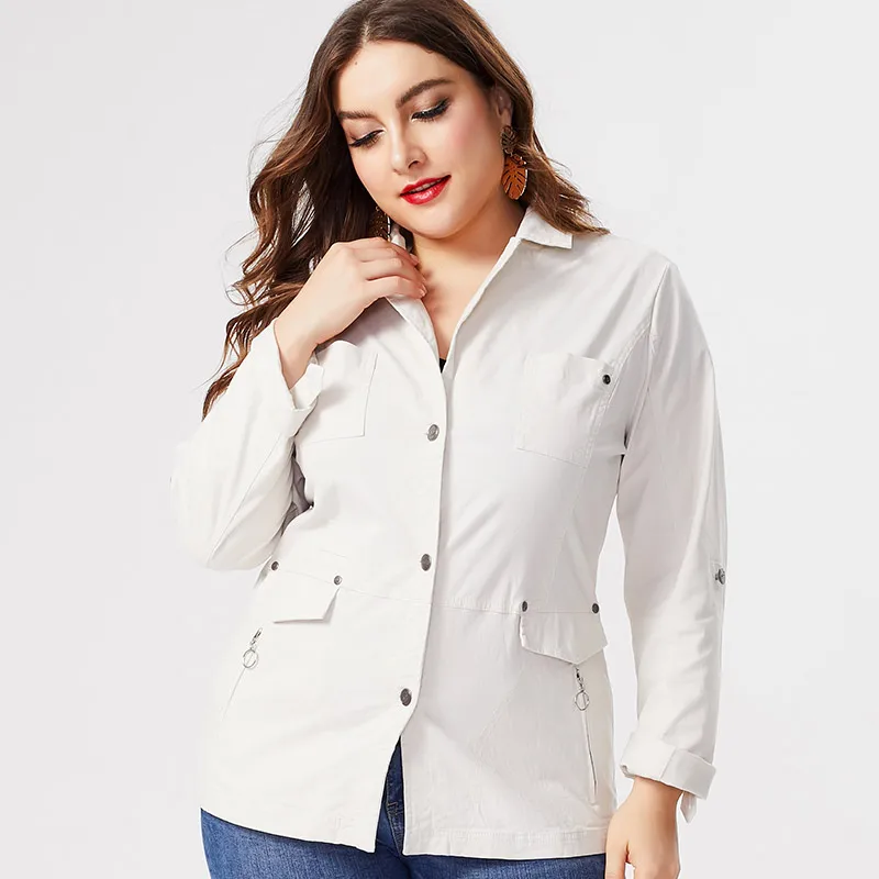 MG 2019 осень плюс размер Зимний женский s Тренч Модный офисный ветровка|Женские