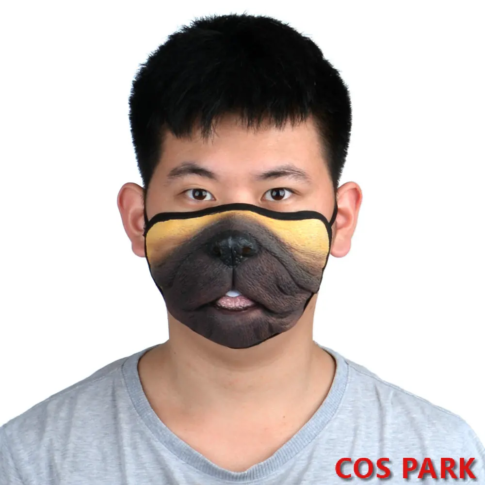 Маска для лица с 3d Цифровым принтом маска улицы моющаяся многоразовая маски от