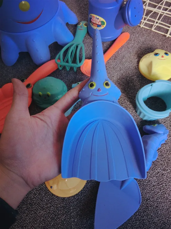 Детские пляжные игрушки SummerSoft семейный набор Пляжная вечевечерние ковш песок