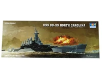 1350 05303 trumpeter uss bb 55 north carolina battleship warship model building kits christmas gifts for husband th05709 smt6