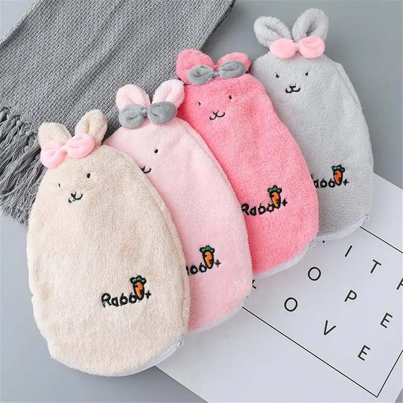 Мультфильм впрыска воды горячей бутылки взрывобезопасный полив плюшевый теплый