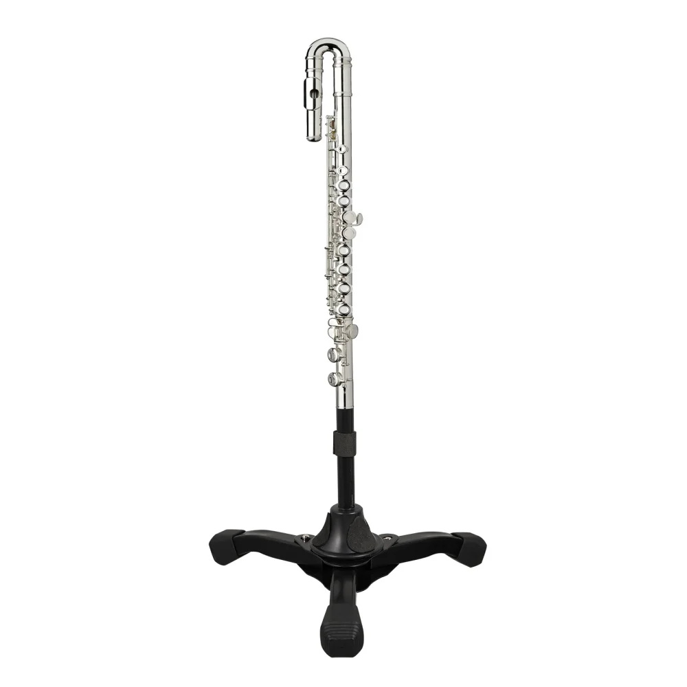 

Folding Tripod Stand Portable Flute Holder Clarinet Stand Bracket (Black)