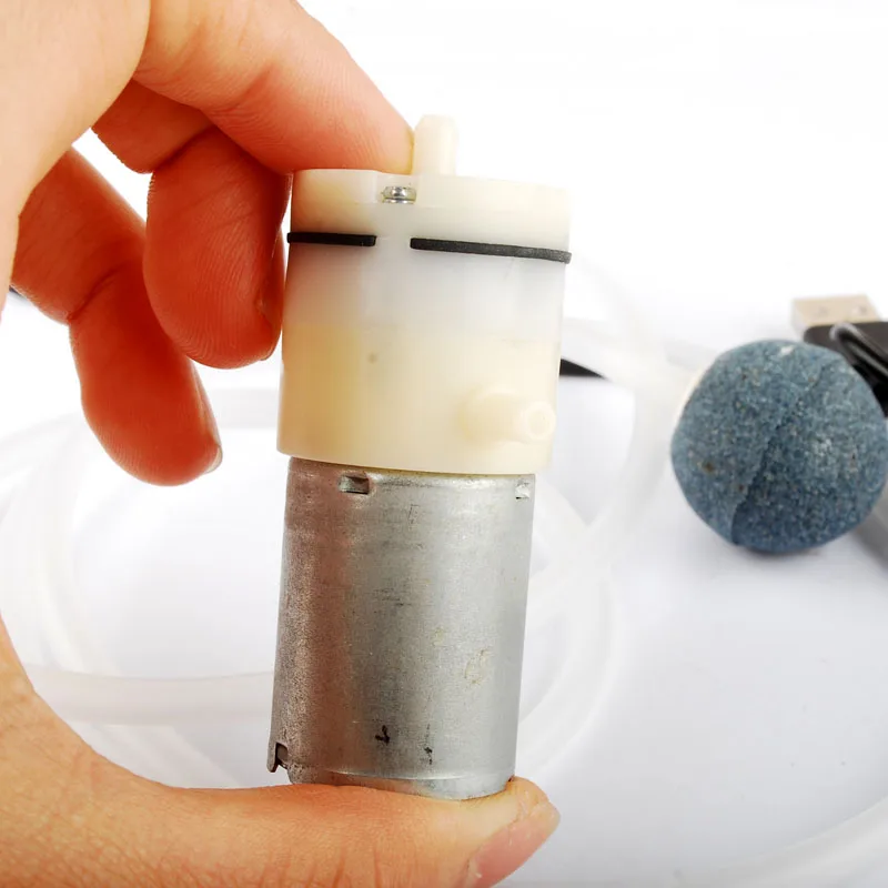 DC 6V аквариумный кислородный воздушный насос бесшумный портативный мини USB один