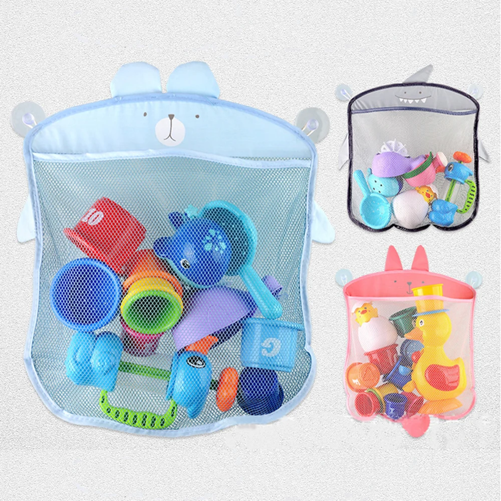 Сетчатая Сумка для игрушек ванной детская корзина сетка мультяшное животное в