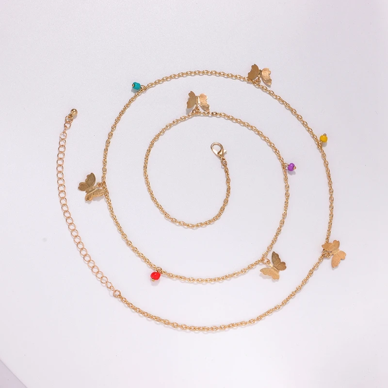 1 шт. модная женская цепочка на талию креативный декор из бисера бабочки