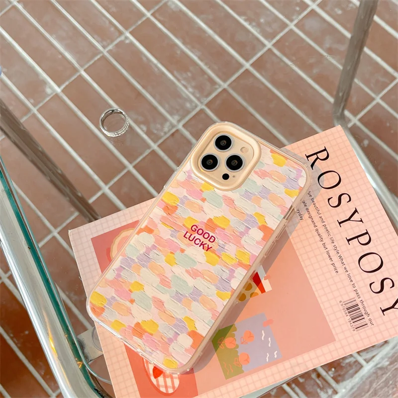 Чехол для iPhone XS 12 11 Pro Max X XR 7 8 Plus милый прозрачный мягкий силиконовый чехол с