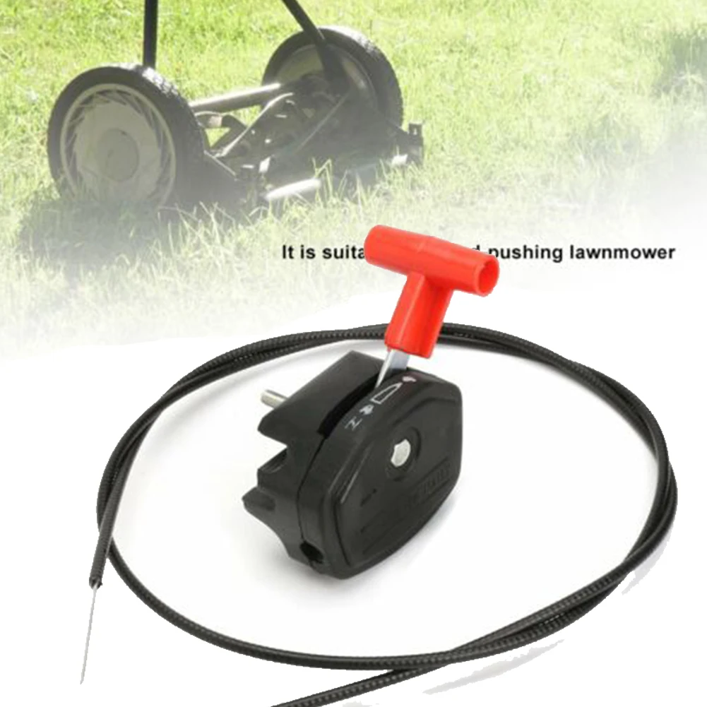 

Handle Lever Control Replacement With Cable Tool Lawnmower Throttle Switch Portable Universal Parts Durable Garden