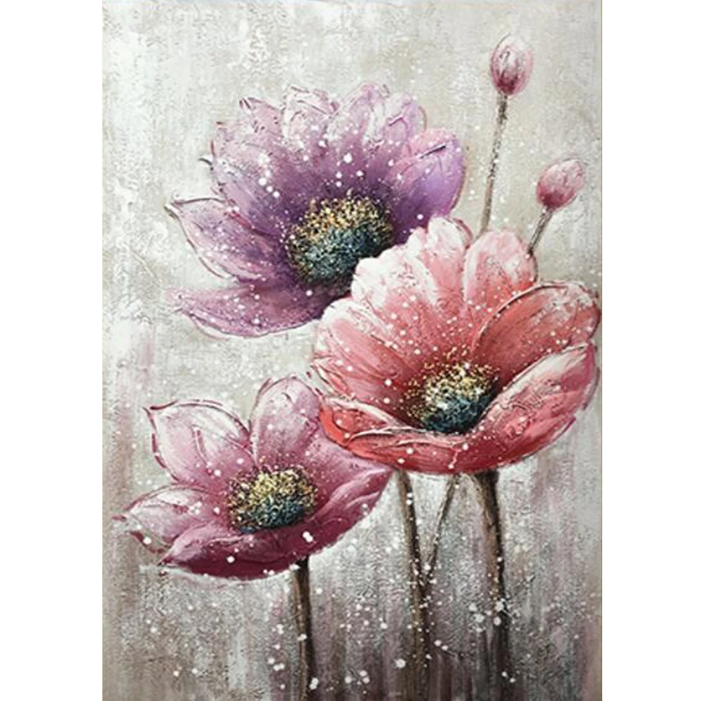 

Алмазная 5d-картина с лотосом, мозаика с цветами, украшение для дома, вышивка, ручная работа, подарок