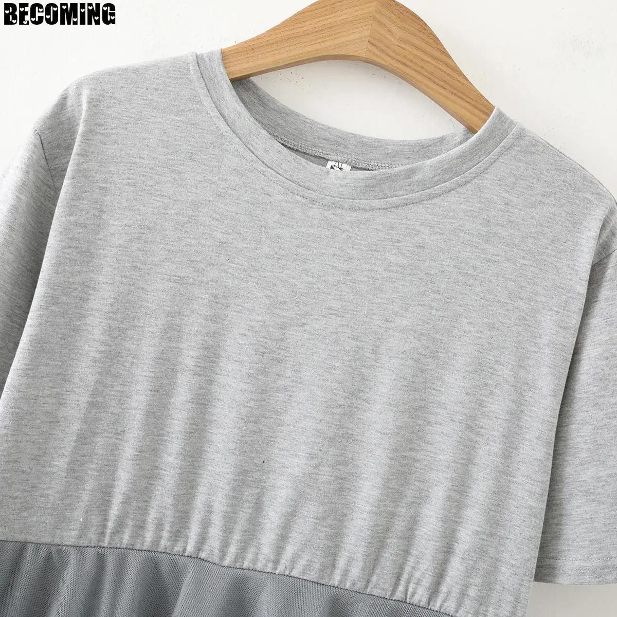 Платье для беременных женщин свободное хлопковое платье с коротким рукавом