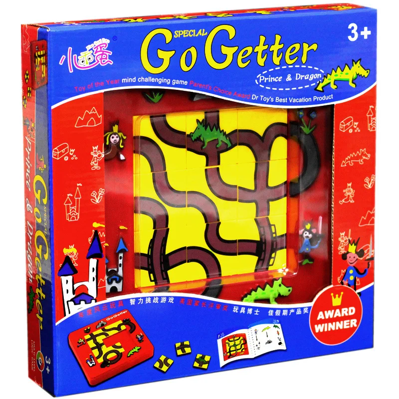 Go getter принц и дракон доска для игрушек Мультфильм головоломка Лабиринт