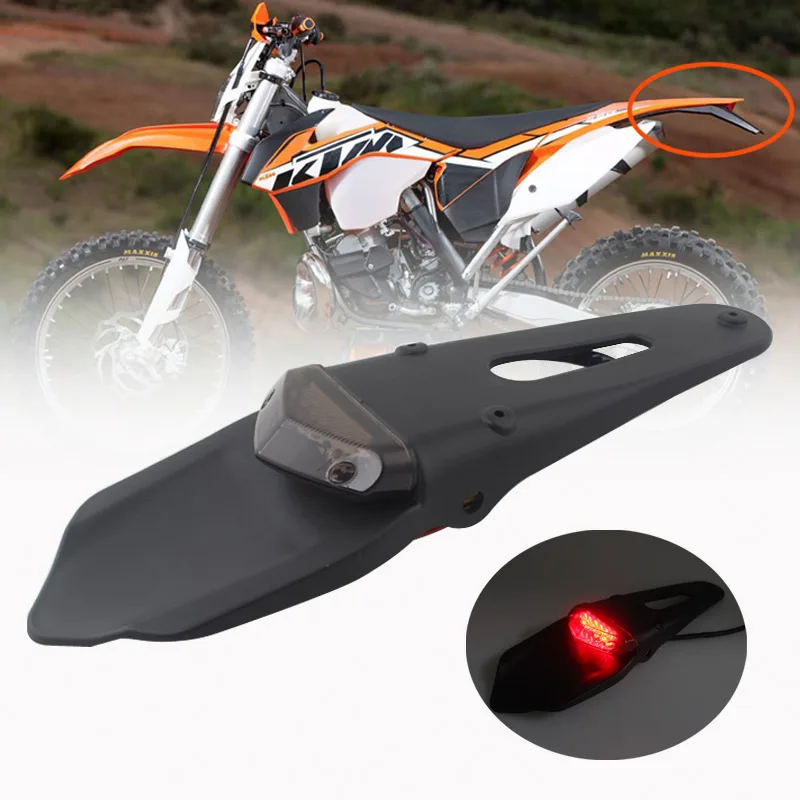 Задние крылья и стоп-сигналы для мотоцикла велосипеда-внедорожника брызговики