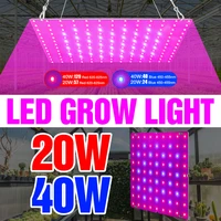 full spectrum led plant lamp growth led phyto lamp led grow tent light 20w 40w flower seedling indoor greenhouse light fitolampy