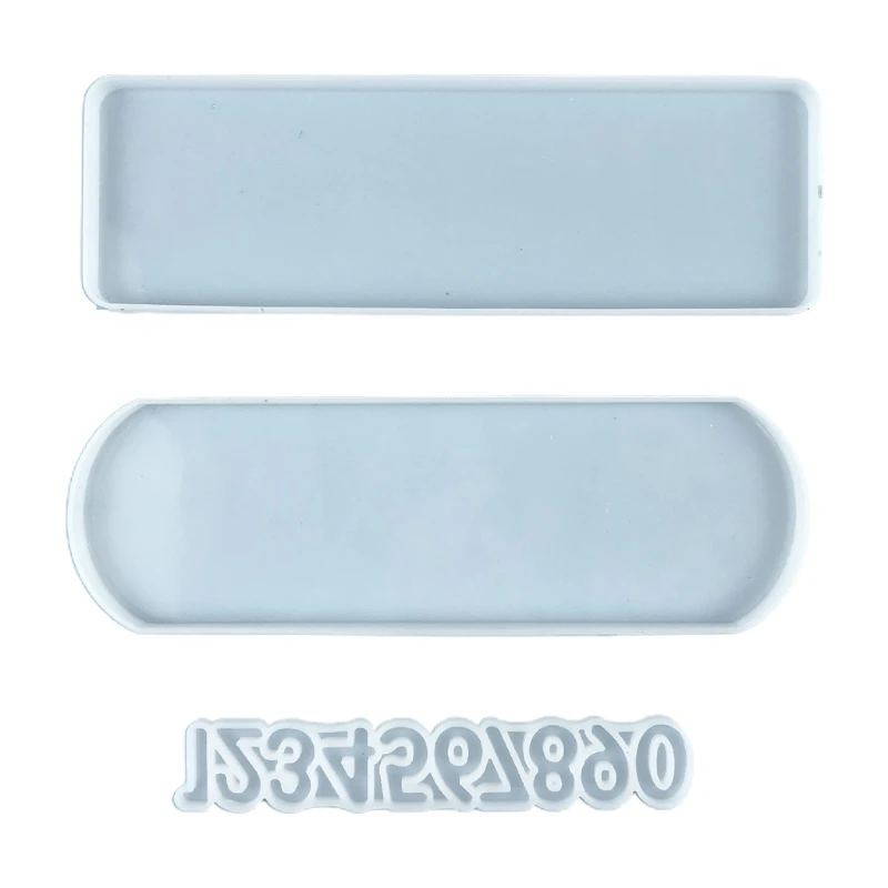

Car Stop Sign Epoxy Resin Mold Parking Card Plate Silicone Mould DIY Crafts Ornaments Decorations Casting Mold