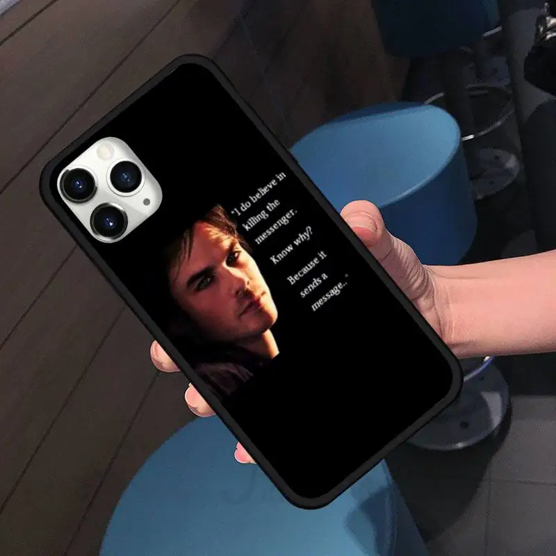 

The Vampire Diaries movie love Phone Case for iPhone 11 12 pro XS MAX 8 7 6 6S Plus X 5S SE 2020 XR shell cover funda