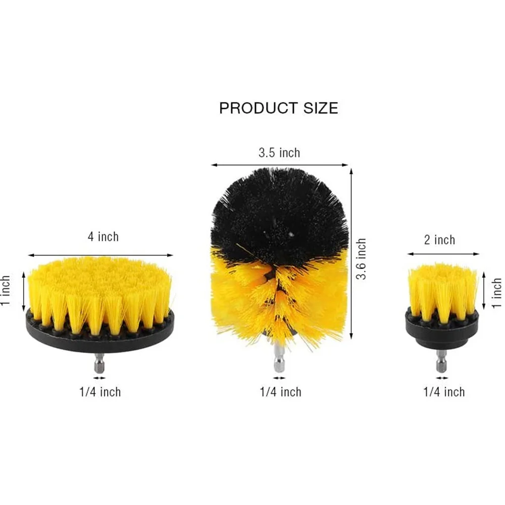 

21pcs/set Electric Car Wash Drill Brush Hard Bristle Interior Details Auto Detailing Car Cleaning Tools Auto Goods Accessories