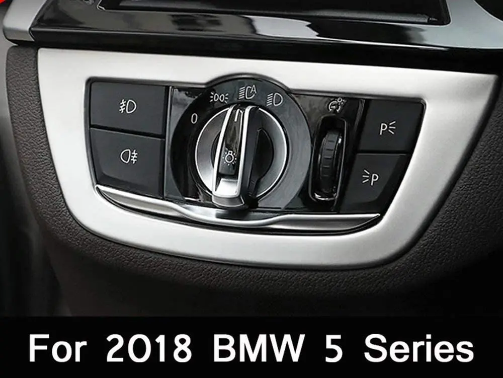 

ABS Chrome Headlight Frame Trim for BMW 5 Series G30 528li 530li 2018