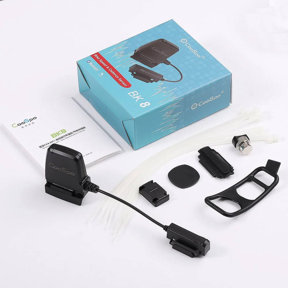 Беспроводной Велосипедный компьютер CooSpo Bluetooth 4 0 ANT + двойной датчик скорости и
