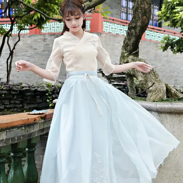 2020 Новая летняя винтажная блузка с расклешенными рукавами и v образным вырезом 5287