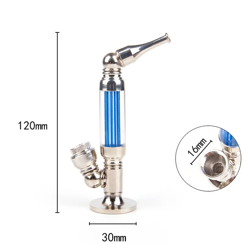 Металлические маленькие портативные курительные трубки для курения табака SWSMOK