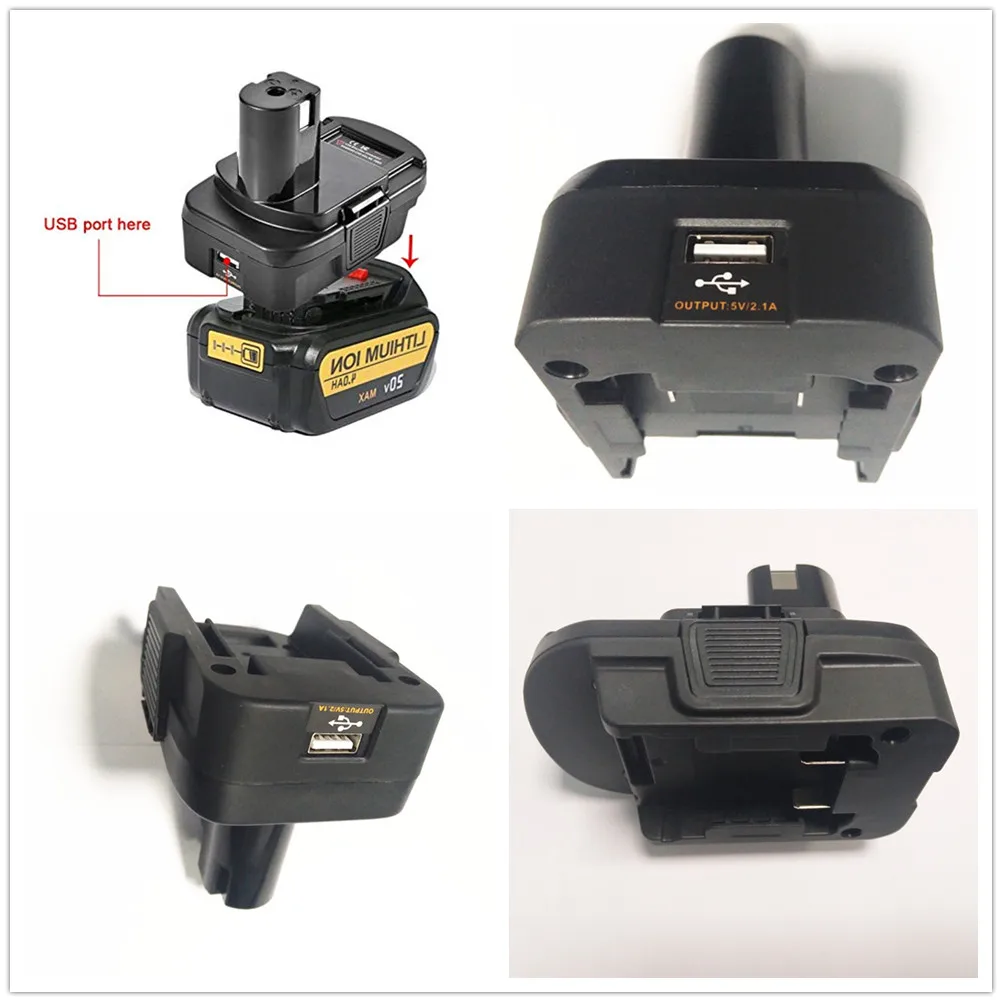 Адаптер для аккумулятора DM18RL Ryobi 18 в конвертер 20 Milwaukee Замена аккумуляторов с