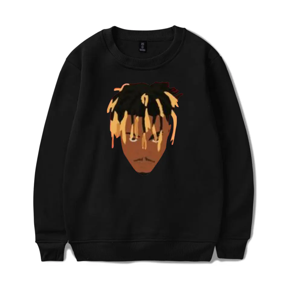 

Свитшот Rapper Juice Wrld в стиле хип-хоп, Модные Винтажные пуловеры для мужчин и женщин, уличная одежда, популярные толстовки, свободные пуловеры в ...