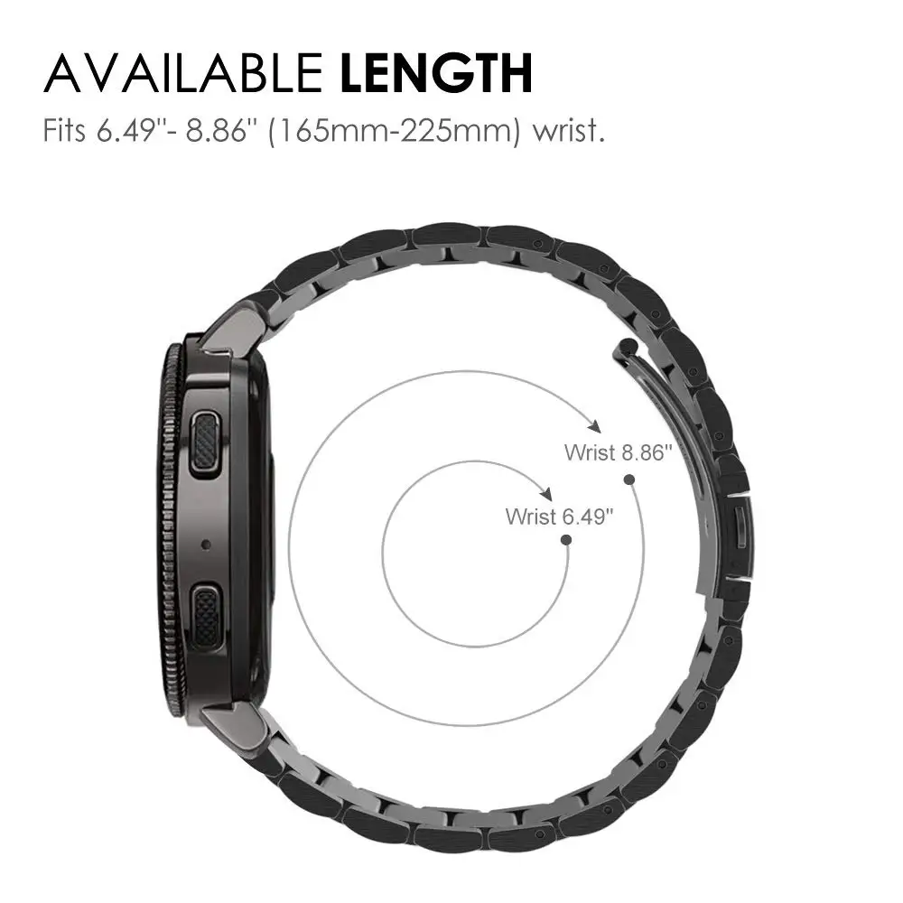 Для Garmin Vivoactive 3 Band 20 мм быстросъемный металлический ремешок из нержавеющей стали для Garmin Vivomove HR Forerunner 645