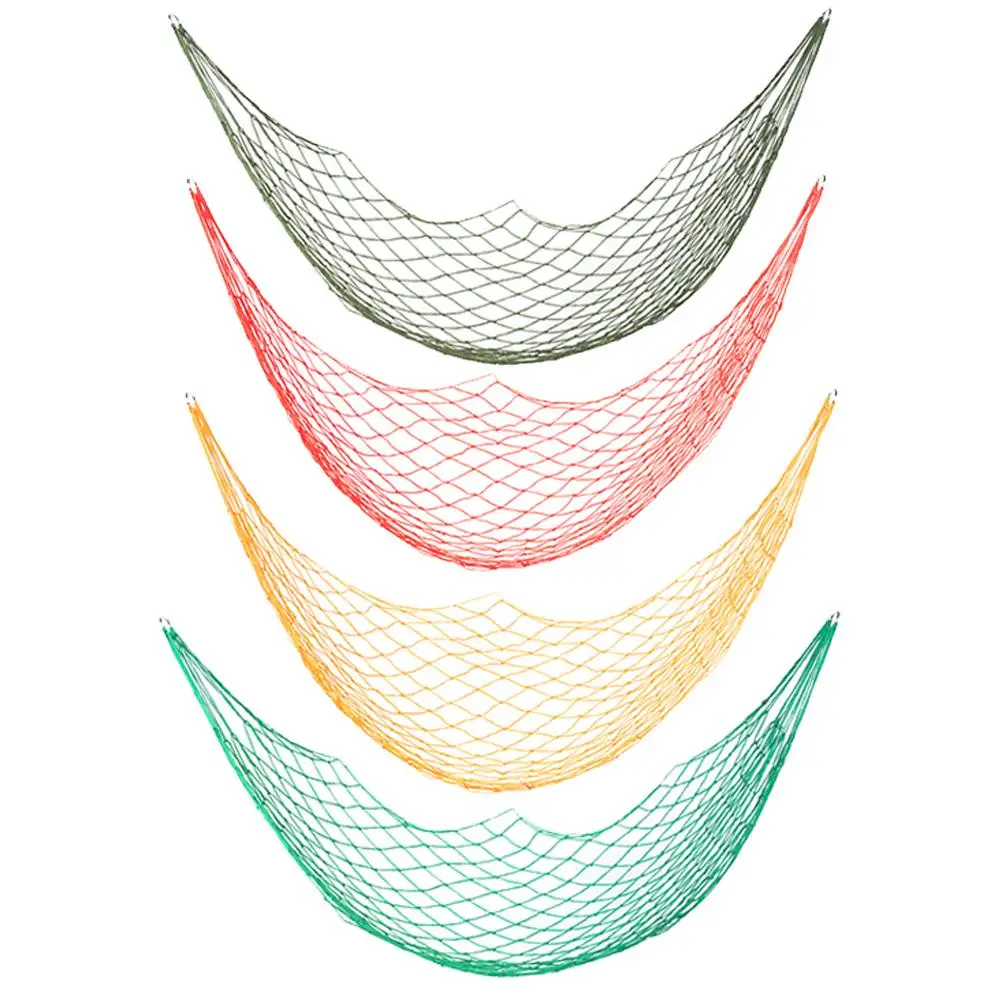 

Single Person Mesh Nylon Hammock Portable For Camping Beach Outdoor Leisure Hanging Bed Swing Adult Furniture Ulatralight New