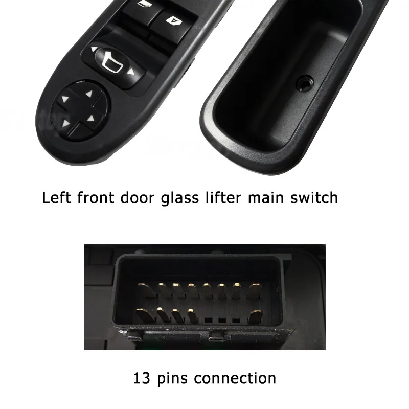 Автомобильный Электрический главный выключатель стеклоподъемника 6554.QC кнопка