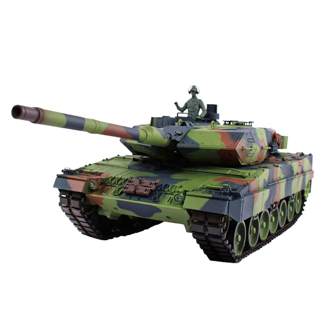 1:16 немецкий Леопардовый основной боевой танк 2A6 2 4G модель танка с дистанционным