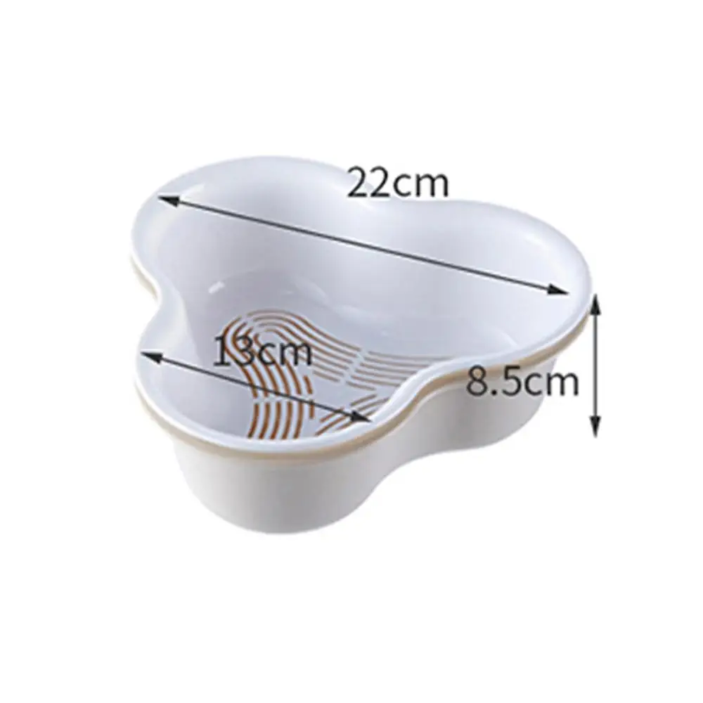 2020 высокое качество модная двойная сливная корзина миска для мытья кухни ситечко