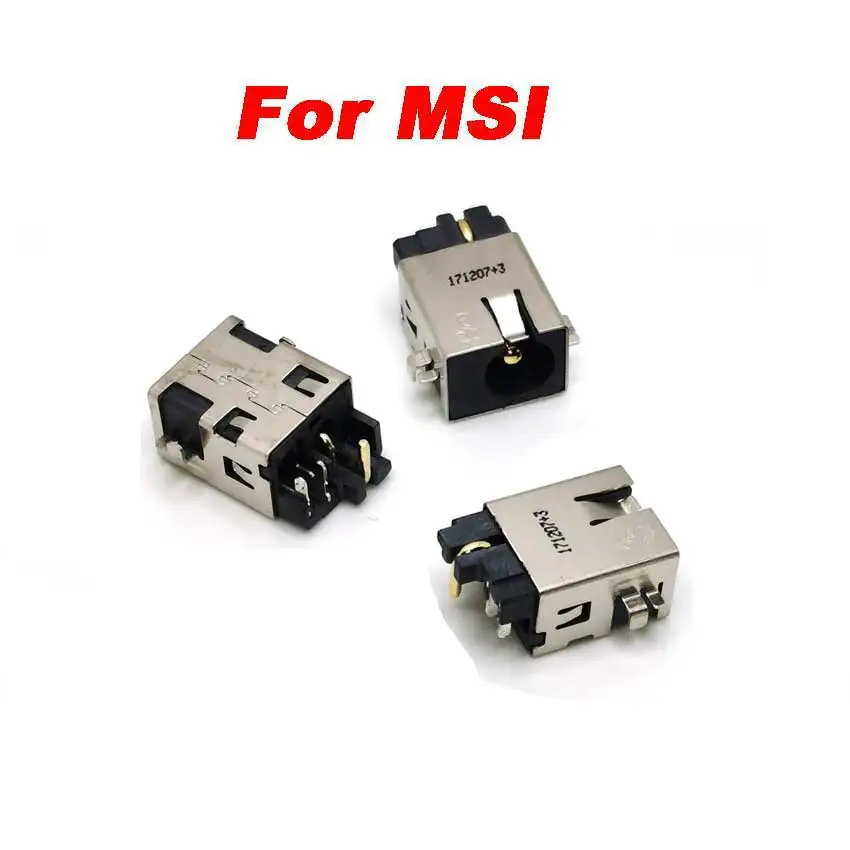 5pcs 3pcs 1pcs brand new dc power jack socket port for msi gf75 thin 8rc 8rd 9sc 9sd gaming laptop power interface input jack free global shipping
