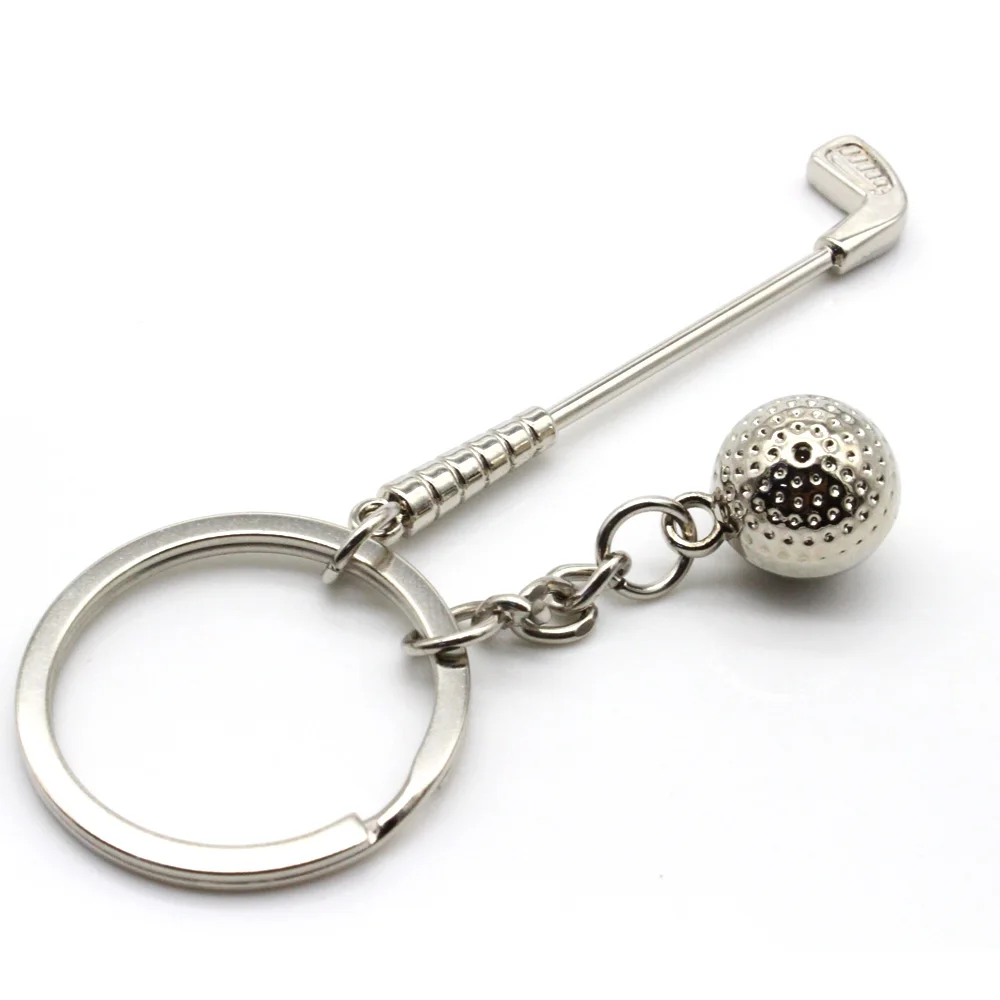 DSYCAR 1 шт. брелок для ключа гольфа любителей спорта ключей модели ракетки новинка