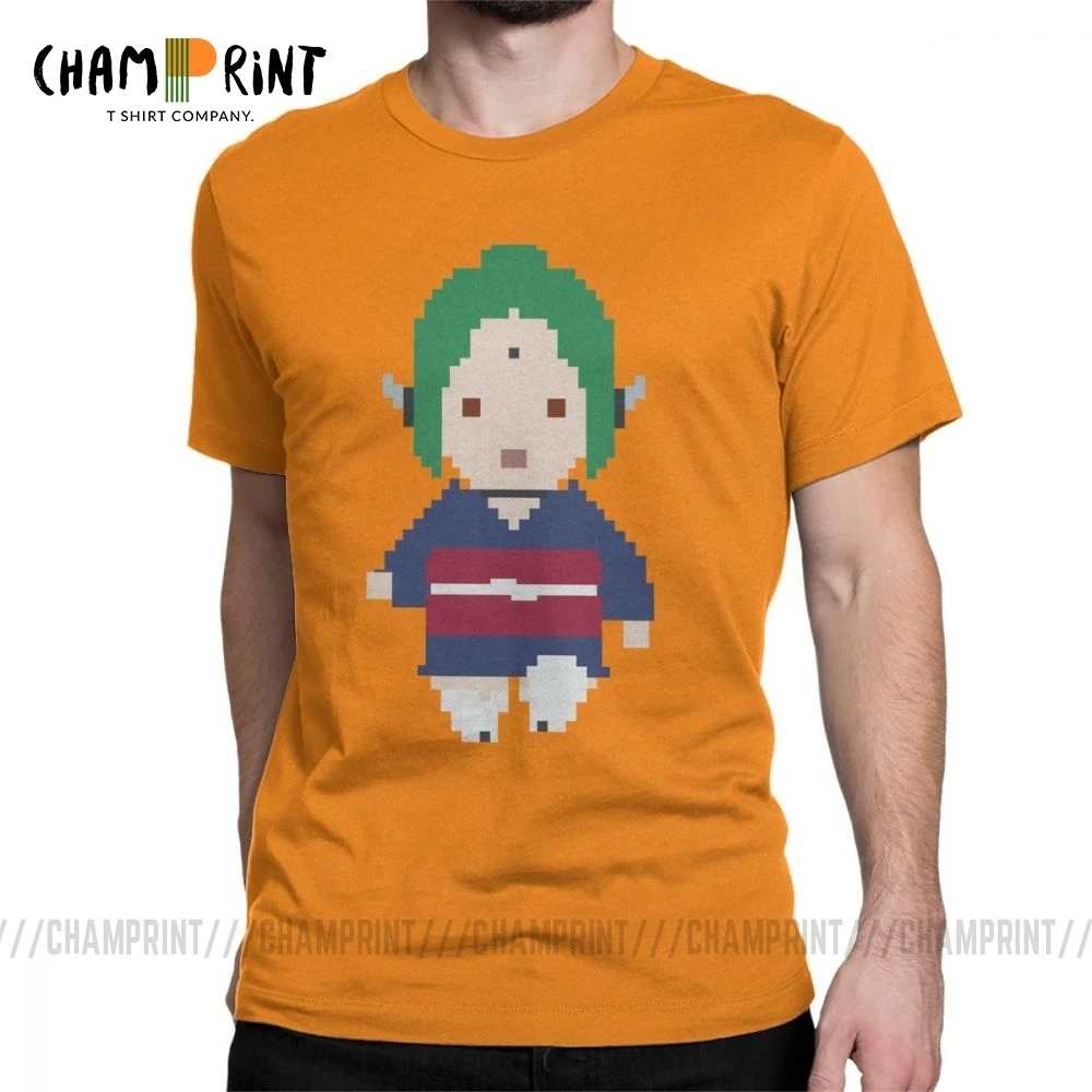 Pixel Tama Gintama футболка для мужчин хлопковая Винтажная с круглым вырезом футболки