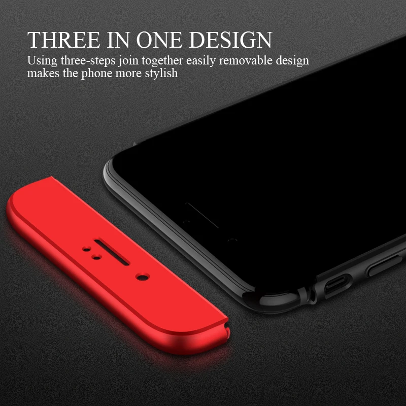 Жесткий чехол с полной защитой 360 градусов для Apple iPhone8 iPhone 7 Plus гибридная задняя