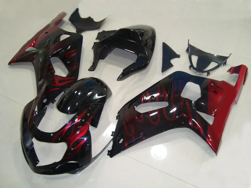 Комплект обтекателей под давлением для GSXR600 750 01 02 03 GSXR 600 GSXR750 K1 2001 2002 2003 комплект с
