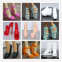 quality 16 doll shoes high heels super model fr body figure doll sandals original doll casual shoes boot doll accessories