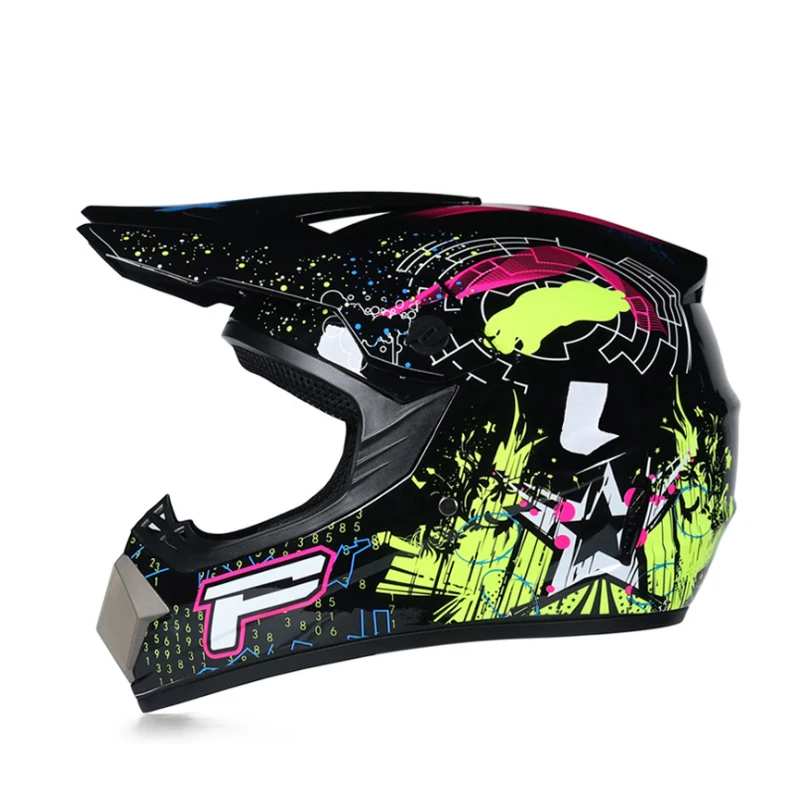 C26 Профессиональный Гоночный Кроссовый шлем hors route Casque Moto Capacete Moto Casco внедорожный мультяшный детский мотоциклетный шлем - Цвет: C26