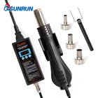 Портативная паяльная станция BGA, 8858 в, 110 В, 220 В, 1 комплект, тепловая пушка светодиодный светодиодным цифровым дисплеем