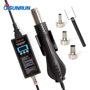 Портативная паяльная станция BGA, 8858 в, 110 В, 220 В, 1 комплект, тепловая пушка светодиодный светодиодным цифровым дисплеем