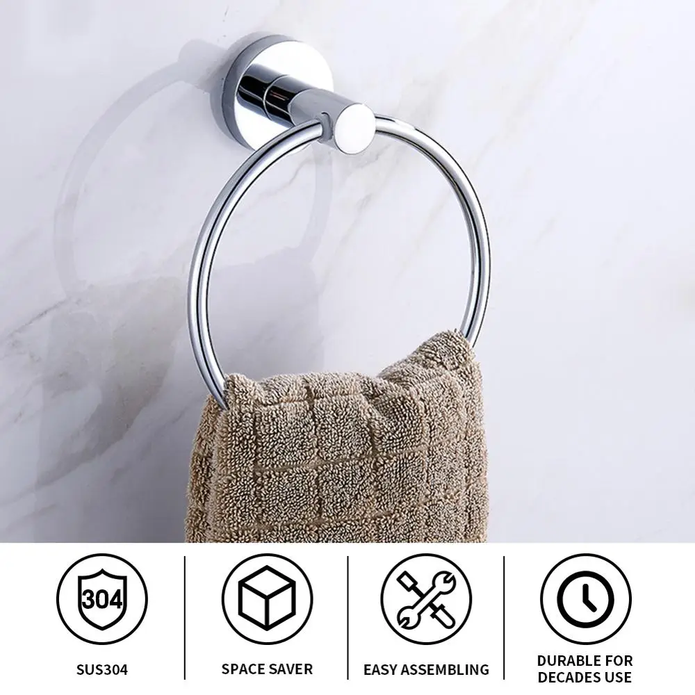 Кольцо для полотенец кольцо полотенца вешалка крючки Современная круглая