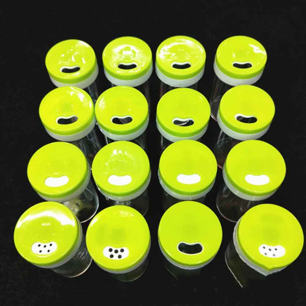 

16pcs Rotating Spice Rack Jars For Spices Salt Pepper Spicy Container Seasoning Jar Holder Kitchen Organizer Storage